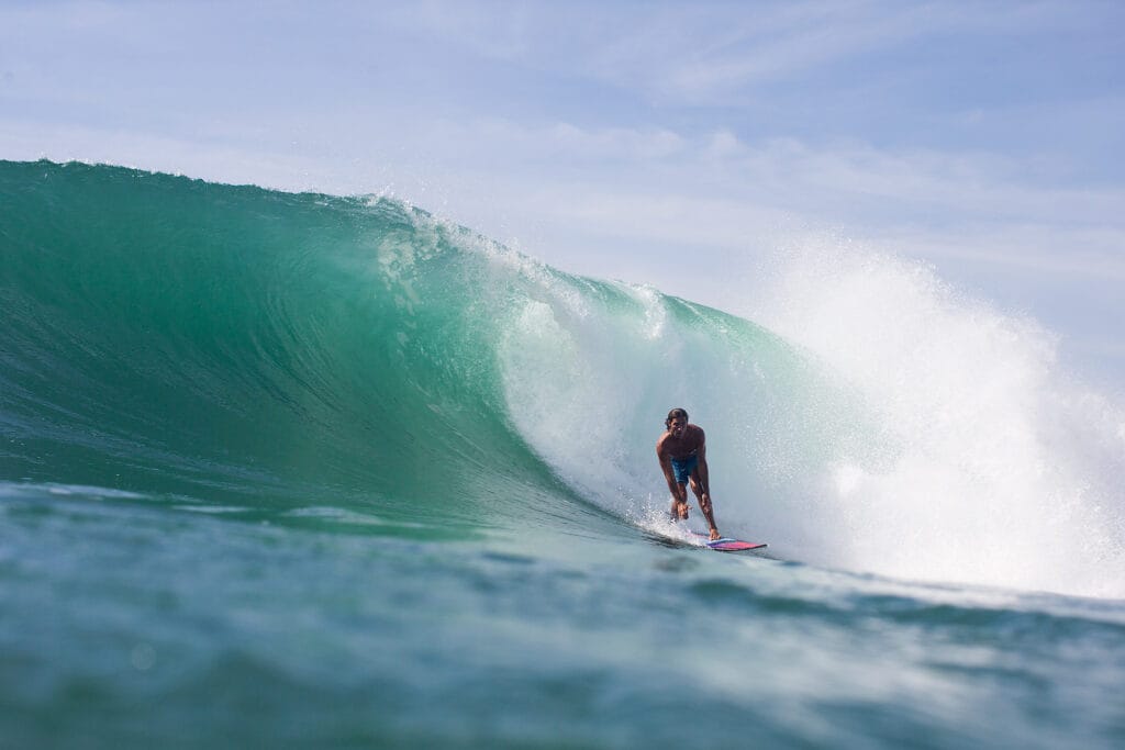 Salty Swamis cafe dining area Hikkaduwa