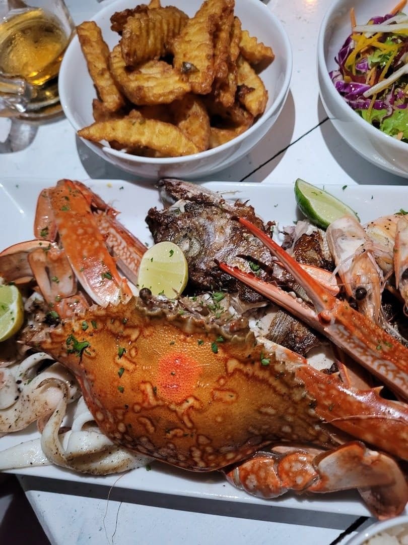 Seafood platter at Salt Mirissa